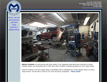 Tablet Screenshot of marmincollision.com